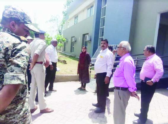 Collector - SP inspected the preparations of the counting place