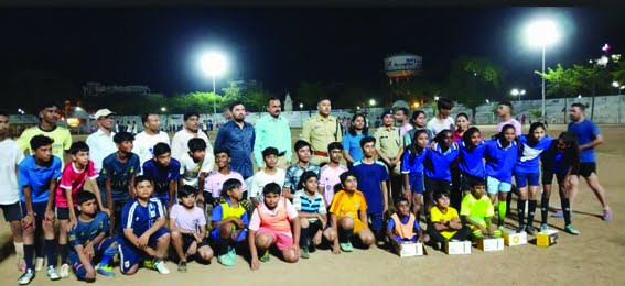 Superintendent of Police Choukse inaugurated summer sports training program