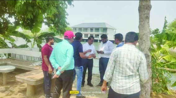 Observation of fish farming activities in Kasturi agriculture farm