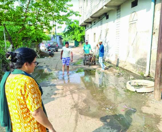 CMO inspected Ward 10 and Ward 11