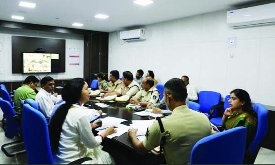 Divisional Commissioner Pawan Sharma did video conferencing