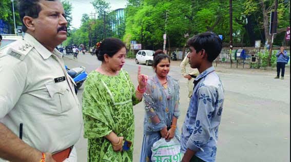 RTO and traffic police took action against minor drivers