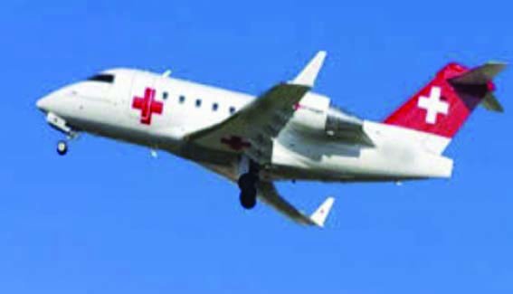 Emergency medical patients will be airlifted to higher medical centres