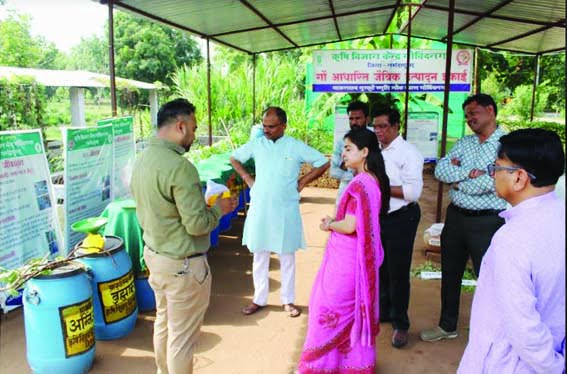 Biological Pest Management Area by Krishi Vigyan Kendra