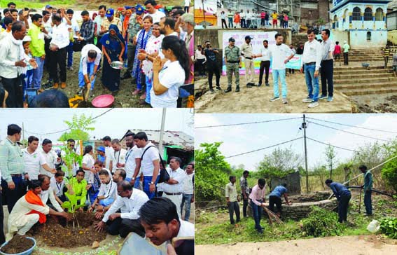 The collector inaugurated the building on the banks of Ajanan river.
