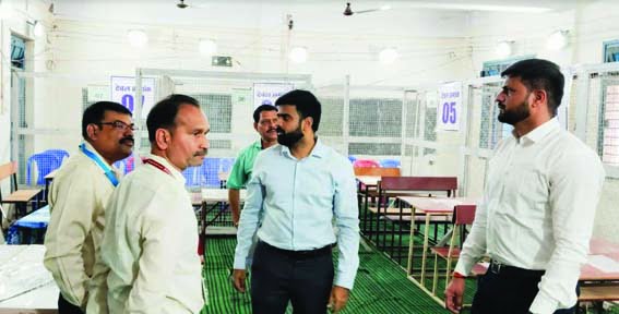 Observers reached Polytechnic College and observed the arrangements for counting of votes