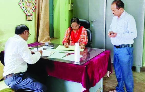 SDM inspected the girls high school