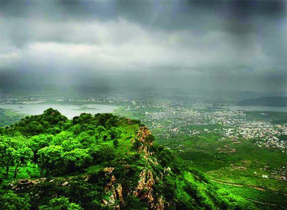 The rainy season gives new life to the earth...