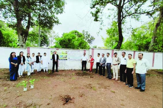 Tree plantation and legal literacy camp was organized in Aasra Shishu Griha