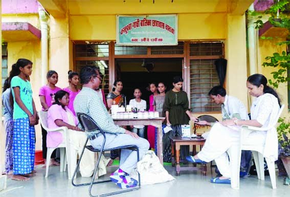 Ayurvedic health check-up camp concluded at Girls Hostel Charuva