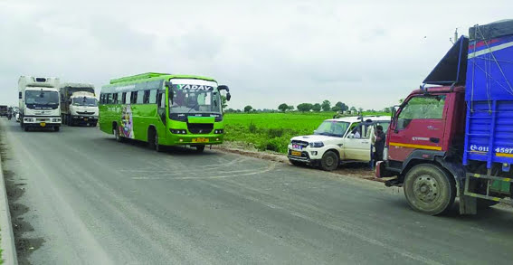 The team of Transport Department conducted a special checking campaign