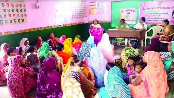 The importance of breastfeeding was explained to women in Anganwadi centres