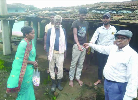 Medicines are being distributed door to door by the AYUSH department