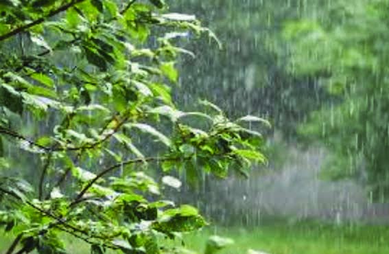 The clouds rained heavily in the month of Saavan...