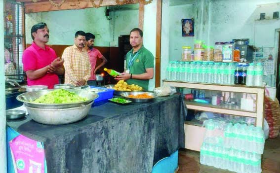 Regular inspection of food establishments is being done during Nagdwari fair