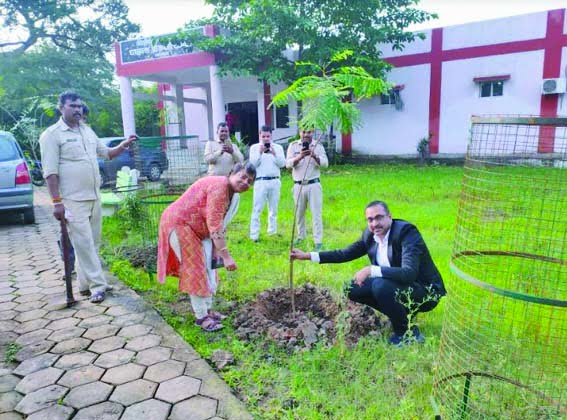 Plantation was done under the 72-day massive tree plantation campaign