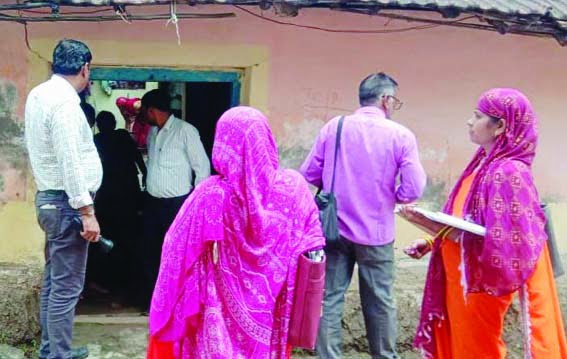 House to house survey for prevention of dengue