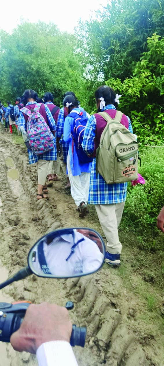 CM Rice School turned into a muddy swamp