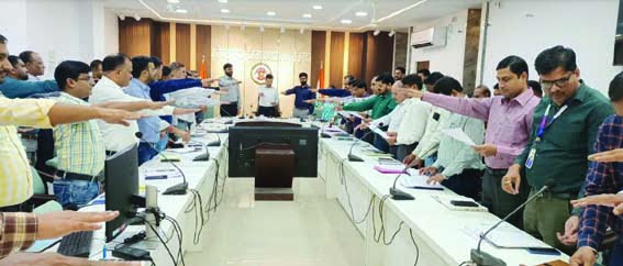 Oath given under the campaign 'Mantra of developed India- India should be free from drugs'