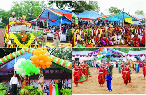 The tricolor waved with pride in Narmadapuram district,