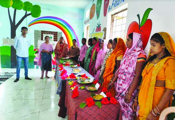 Tribal women under National Nutrition Month