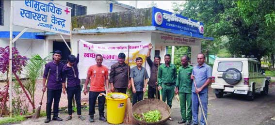 Cleanliness for tourists at Pachmarhi tourist spot