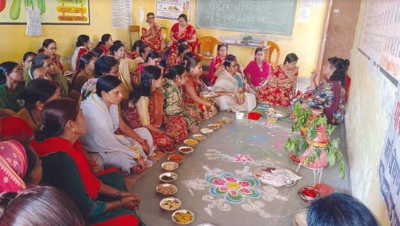 Recipes in the closing ceremony of the Poshan Maah