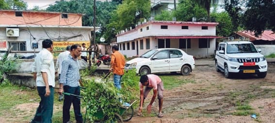 On the instructions of the collector, the officials raided the school