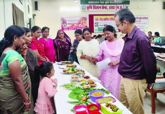 Exhibition of coarse grains and local nutritious dishes