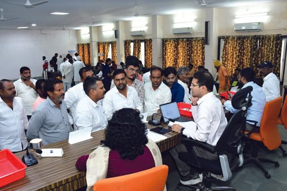 Citizens told their problems to the collector