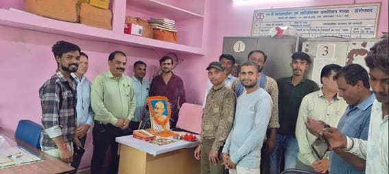 On Gandhi Jayanti at Warehouse Office