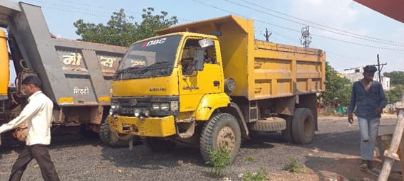 Overloaded dumper seized