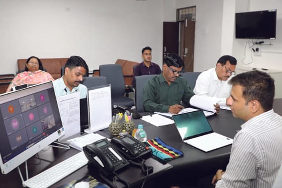 Divisional Commissioner in Google Meet