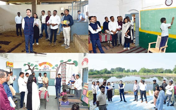 Collector Aditya Singh visited Timarni