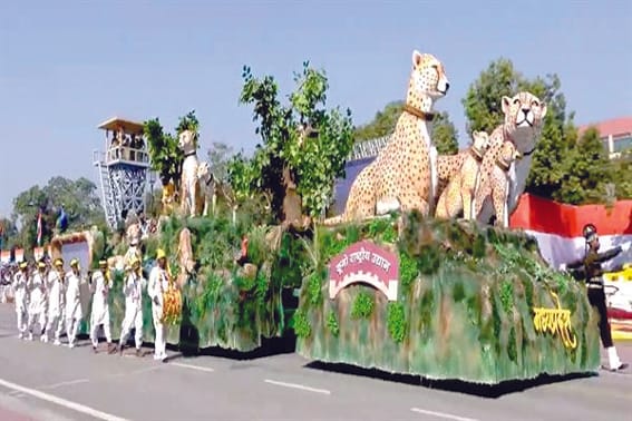 The pride of Madhya Pradesh resonated on the path of duty