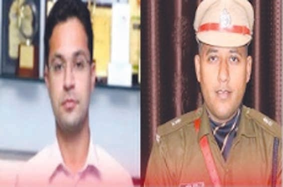 Collector Singh and SP Chaukse