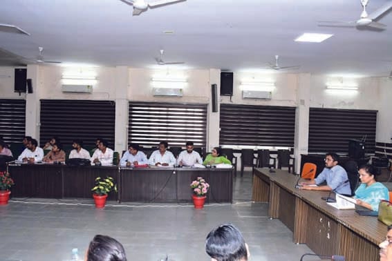 Water conservation work under Jal Ganga Samvardhan Abhiyan