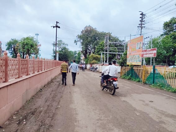 Railway power substation under Amrit Bharat Yojana Beautification