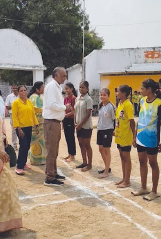 Cluster level competition under MP Sports Festival