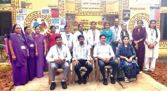 Deshgaon's Ayushman Arogya Mandir receives quality certification.